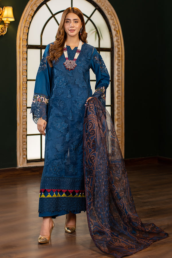embroidered semi-formal outfit