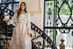 luxury beige net dress