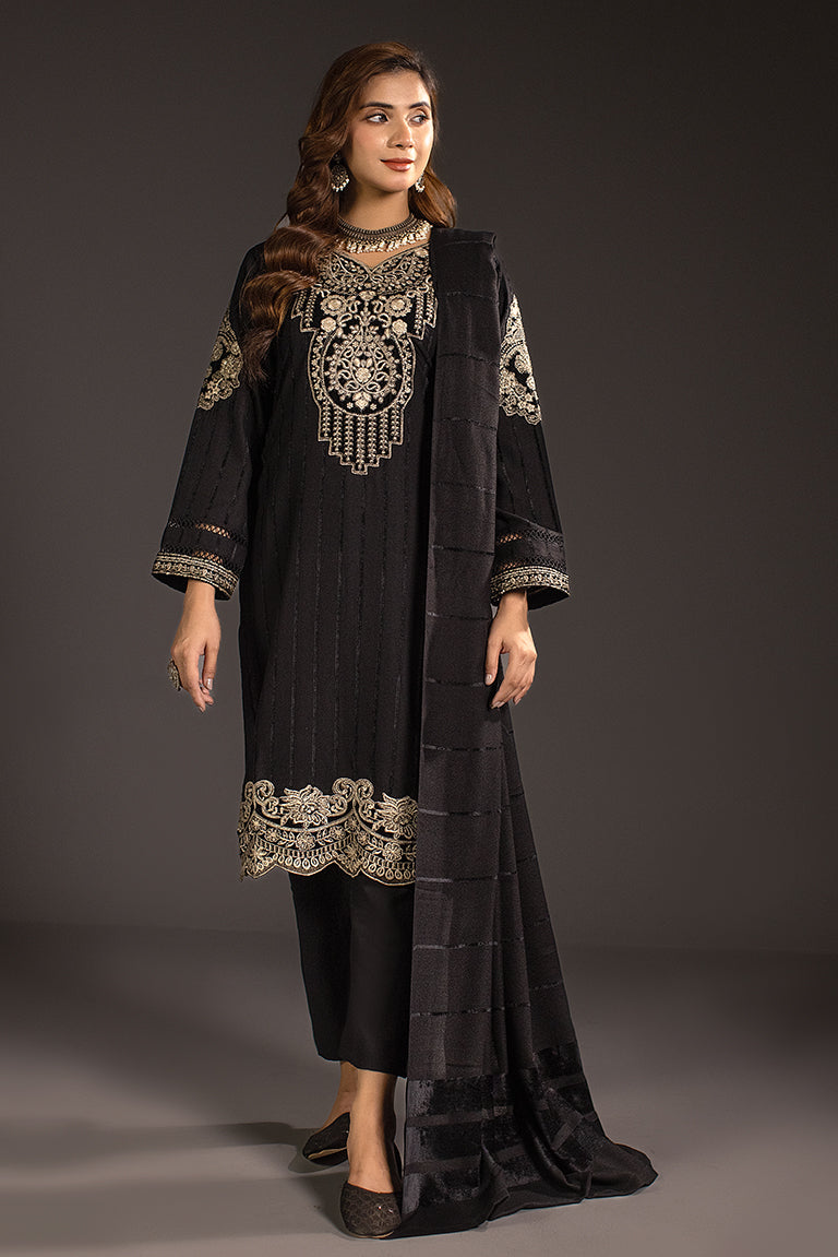 luxury embroidered black suit usa