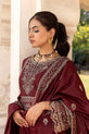 maroon silk dress