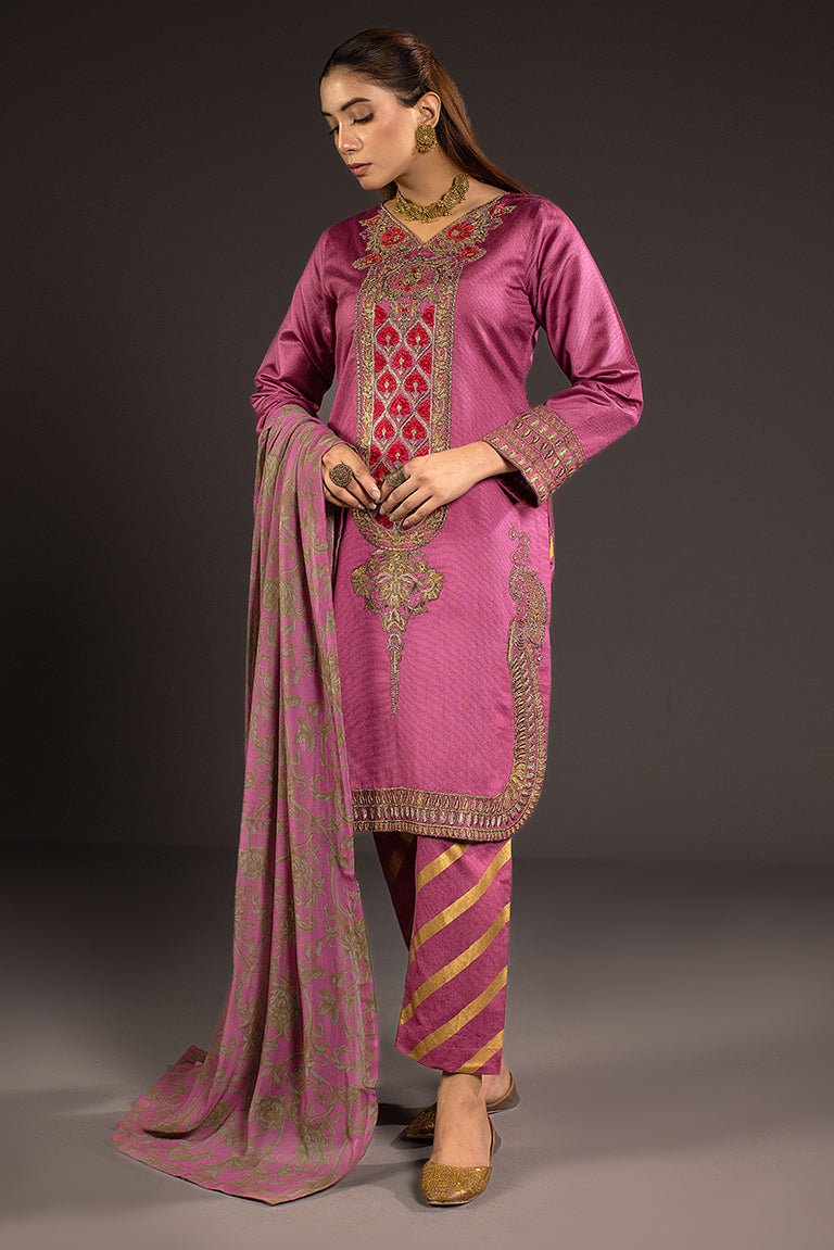 pink Khaadi cotton suit