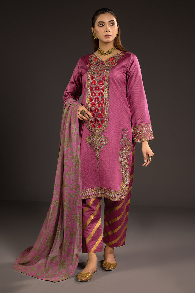 pink Khaadi cotton suit usa