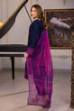 purple embroidery Casual Wear Pakistani Dress